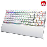 Asus ROG Strix Scope II 96 NX Snow Switch Hot-Swap RGB Beyaz Kablosuz ENG-Q Mekanik Gaming Klavye