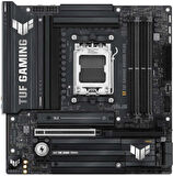 ASUS TUF GAMING B850M-PLUS AMD B850 AM5 DDR5 8000 DP HDMI 3x M2 USB3.2 Gen 2x2 AURA RGB 2.5Gbit LAN mATX 14+2+1 Güç Aşamaları, 1xGen5 M.2, Ready for A