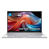 ASUS Vivobook X1504VA-NJ1423V1 Intel Core i5-1355U 16GB DDR4 512GB SSD 15.6 inç 60Hz Full HD FreeDos Laptop