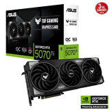 Asus TUF-RTX5070TI-O16G-GAMING 16GB 256Bit GDDR7 DP/HDMI PCI 5.0 Ekran Kartı