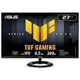 ASUS TUF Gaming VG279Q5R 27 inç 200Hz 0.3ms Full HD Adaptive Sync Fast IPS Gaming Monitör