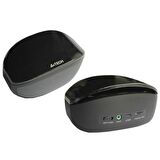 A4 Tech BTS-005 Siyah 2x3W Bluetooth Stereo Şarj Edilebilir Speaker