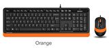 A4 TECH F1010 Q Türkçe USB Multimedya Turuncu Klavye+ Mouse