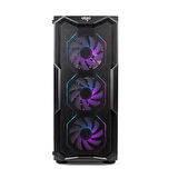 AIGO AQUARIUS Mesh 650W 80+ ARGB L17 ARGB Reverse Fans x3,REAR: L17 ARGB fans x1 Mid Tower Kasa