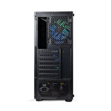 AIGO AQUARIUS Mesh 650W 80+ ARGB L17 ARGB Reverse Fans x3,REAR: L17 ARGB fans x1 Mid Tower Kasa