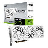 ASUS PRIME GeForce RTX 5070 12GB OC White Edition PRIME-RTX5070-O12G-WHITE GDDR7 192Bit Gaming (Oyuncu) Ekran Kartı