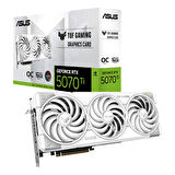 ASUS TUF Gaming GeForce RTX 5070 Ti 16GB OC White Edition TUF-RTX5070TI-O16G-WHITE GDDR7 256 Bit Gaming (Oyuncu) Ekran Kartı