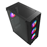 FSP CMT595AL USB 3.2 RGB eATX Mid Tower Siyah Kasa