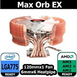 THERMALTAKE Max Orb EX Intel LGA775 ve AM2 uyumlu CPU Soğutucusu CL-P0467