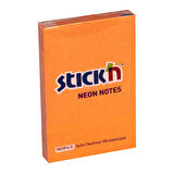 Stickn Yapışkanlı Not Kağıdı 76X51 Turuncu 21160