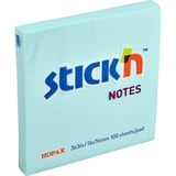 Hopax Stickn Yapışkanlı Not Kağıdı 76X76 Mm Pastel Mavi 90 Yaprak 12 Li (1 Paket 12 Adet)