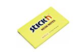 Hopax Stıckn Yapışkanlı Not Kağıdı Neon Sarı 76x127 MM 100 YP HE21135