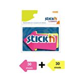 Hopax Stickn 76x50 Ok Şekilli Neon 2renk 60yp