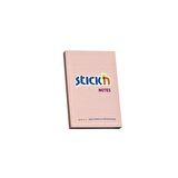 Hopax Stıckn Yapışkanlı Not Kağıdı 100 YP 76x51 Pastel Pembe 21145