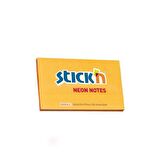 Hopax Stıckn Yapışkanlı Not Kağıdı Neon Turuncu 76x127 MM 100 YP HE21168