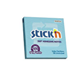 Hopax Stıckn Yapışkanlı Not Kağıdı 360° 100 YP 76x76 Mavi 21553