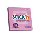 Hopax Stıckn Yapışkanlı Not Kağıdı 360° 100 YP 76x76 Pembe 21554