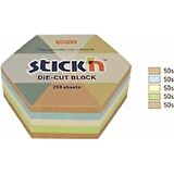 Hopax Stickn 61x67 Kraft Altıgen Ypşkn Notblok250 Yp