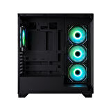 BitFenix CUBE Premium 600W 80+ Tempered Glass FRGB USB 3.0 Mesh ATX Mid Tower Siyah Kasa