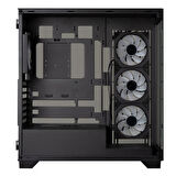 Bitfenix Ceto Premium Black 850W 80+ Bronze PSU 4x120mm ARGB Fan ATX Temperli Cam Siyah Gaming (Oyuncu) Kasa