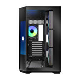 Bitfenix Digital T10 EF Black 850W 8.8″ Ekran 80+ Bronze KT10EFBBK850-4A 4x120mm ARGB Fan ATX Temperli Cam Siyah Gaming (Oyuncu) Kasa