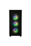 BitFenix FLOW 600W 80+ Bronze Tempered Glass USB 3.0 Mesh FRGB ATX Siyah Kasa