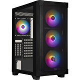 BitFenix Graph 750W 80+ Bronze Tempered Glass FRGB USB 3.0 Mesh ATX Mid Tower Siyah Kasa