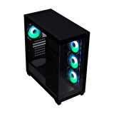 BitFenix CUBE Premium 750W 80+ Bronze Tempered Glass ARGB USB 3.0 Mesh ATX Siyah Kasa