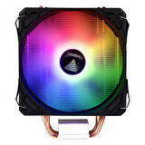 Gamdias Boreas E1-410 ARGB AM5/1700P Siyah İşlemci Hava Soğutucu
