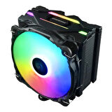 ENERMAX ETS-F40-BK-ARGB 140mm 4 x 6mm Isı Borulu Intel-AMD Uyumlu Hava Soğutucu
