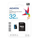 Adata 32GB Premier microSDHC Card with Adapter UHS-I Class10 V10 Hafıza Kartı