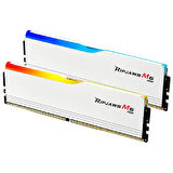 GSKILL Ripjaws M5 RGB 32GB (2x16GB) DDR5 6400Mhz CL36 INTEL XMP Beyaz Dual Kit Ram