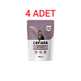 Caviara Pouch Sos Içinde Et Parçacıklı Tavuklu Yavru Kedi Maması 100 gr X4