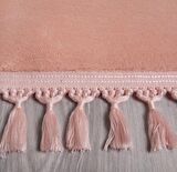 My Evilla Modern Dekoratif   Örgü Saçaklı Simirna  Peluş  Halı Yolluk 