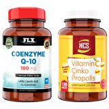 Flx Coenzyme Q-10 100 Mg 60 Tablet + Ncs Vitamin C Çinko Propolis 120 Tablet