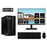Acer Aspire TC1760 i3 12100 24GB 1TB SSD GT730/4GB FDOS DT.BHUEM.004 MASAÜSTÜ PC & 23.8" MONİTÖR