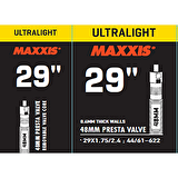 MAXXIS ULTRALIGHT TUBE 29X1.752.40 48mm PRESTA İÇ LASTİK