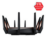 ASUS GT-AX11000 WIFI6 TRİBAND-GAMİNG-Aİ MESH-AİPROTECTİONPRO-TORRENT-BULUT-DLNA-4G-VPN-ROUTER-ACCESS POİNT
