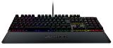 ASUS TUF GAMING K3 AURA SYNC RGB OPTIK MEKANIK TURKCE OYUNCU KLAVYESI BILEK DESTEGI SUYA VE TOZA DAYANIKLI RED SWITCH