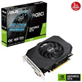 Asus NVIDIA GeForce GTX 1650 Phoenix OC V2 PH-GTX1650-O4GD6-P-V2 4 GB GDDR6 128 Bit Ekran Kartı