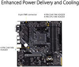 ASUS Tuf Gaming A520M-Plus AMD A520 Am4 DDR4 4800 Hdmı Dvı Vga M2 Usb3.2 Aura Rgb mATX 128GB’a kadar ram desteği OUTLET