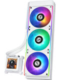 Lian Li Hydro-Shift LCD 360 Beyaz RGB İşlemci Sıvı Soğutucu G89.GHSLCD36RW.00