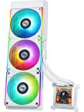 Lian Li Hydro-Shift LCD 360 Beyaz RGB İşlemci Sıvı Soğutucu G89.GHSLCD36RW.00