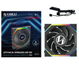 Lian Li UNI FAN REVERSE SL WIRELESS LCD 1x120mm Siyah Kasa Fanı 