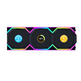 Lian Li UNI FAN SL WIRELESS LCD 3x120mm Siyah Kasa Fanı 