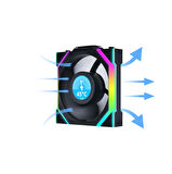Lian Li UNI FAN SL WIRELESS LCD 3x120mm Siyah Kasa Fanı 