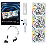 Lian Li UNI FAN SL WIRELESS LCD 3x120mm Beyaz Kasa Fanı 