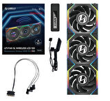 Lian Li UNI FAN REVERSE SL WIRELESS LCD 3x120mm Siyah Kasa Fanı 