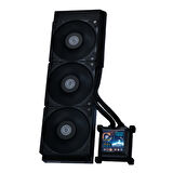 Lian Li Hydro-Shift LCD 360 Siyah İşlemci Sıvı Soğutucu (FANSIZ) (G89.GHSLCD36NB.00)