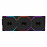 Lian Li UNI FAN REVERSE TL WIRELESS 3x120mm Siyah Kasa Fanı G99.12RTL1W3B.00
